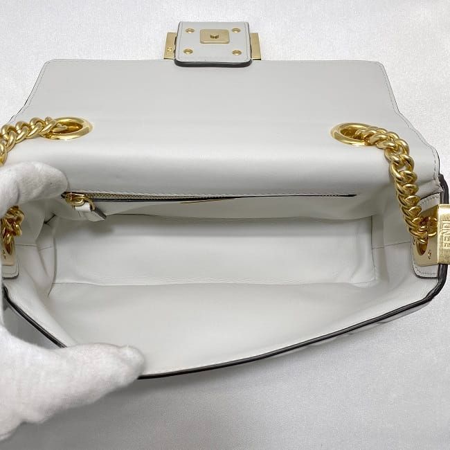 Fendi Shoulder Bag Baguette Chain Midi F21733