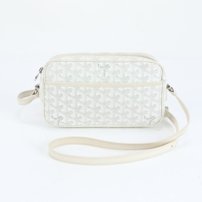 Current Goyard Cup Veil PM Herringbone Leather Shoulder Bag Crossbody Women ERE