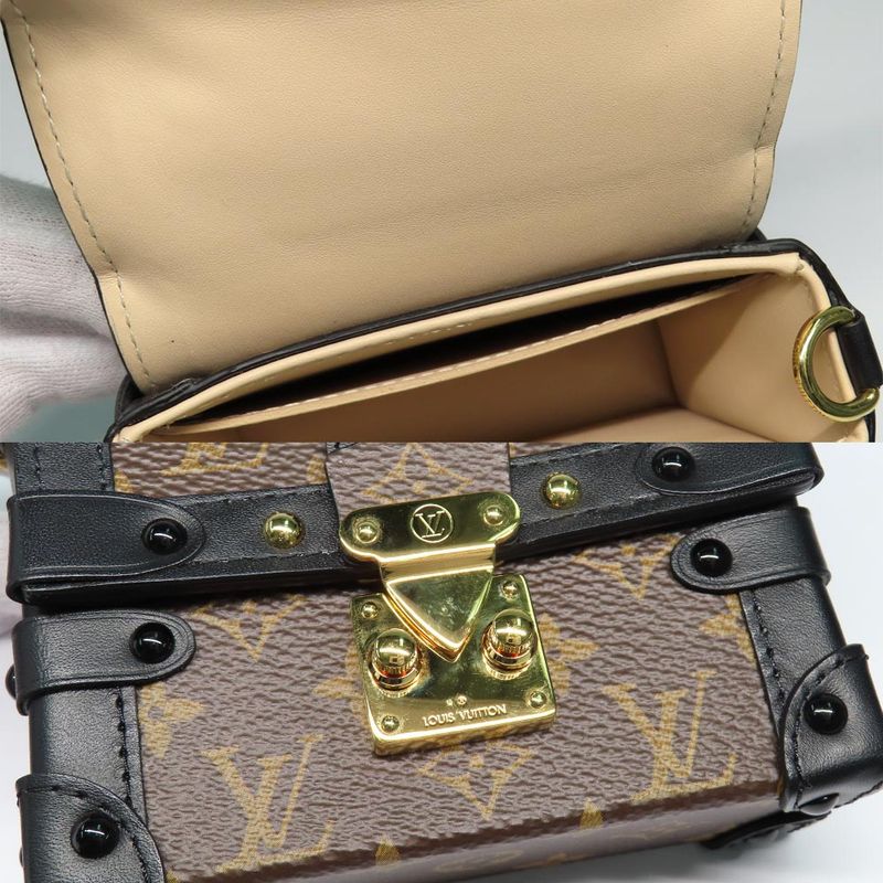 Louis Vuitton Essential Trunk M68566 Monogram Chain Shoulder Bag Party