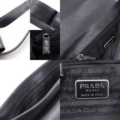 Prada Calf Black Unisex Shoulder Bag