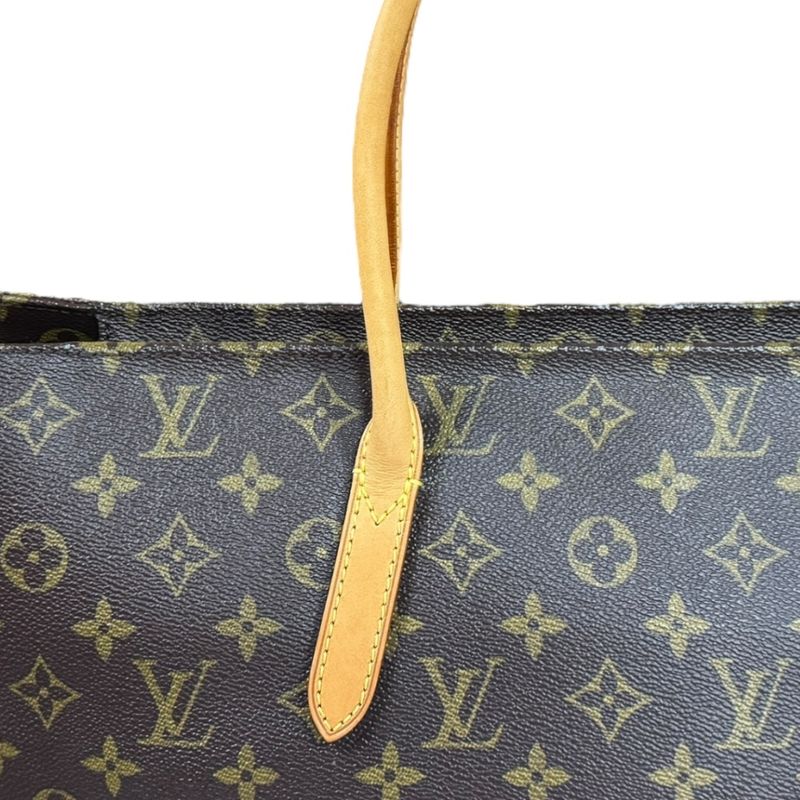 Louis Vuitton Raspail MM Monogram Tote Bag Monogram Canvas M40607 Brown Women