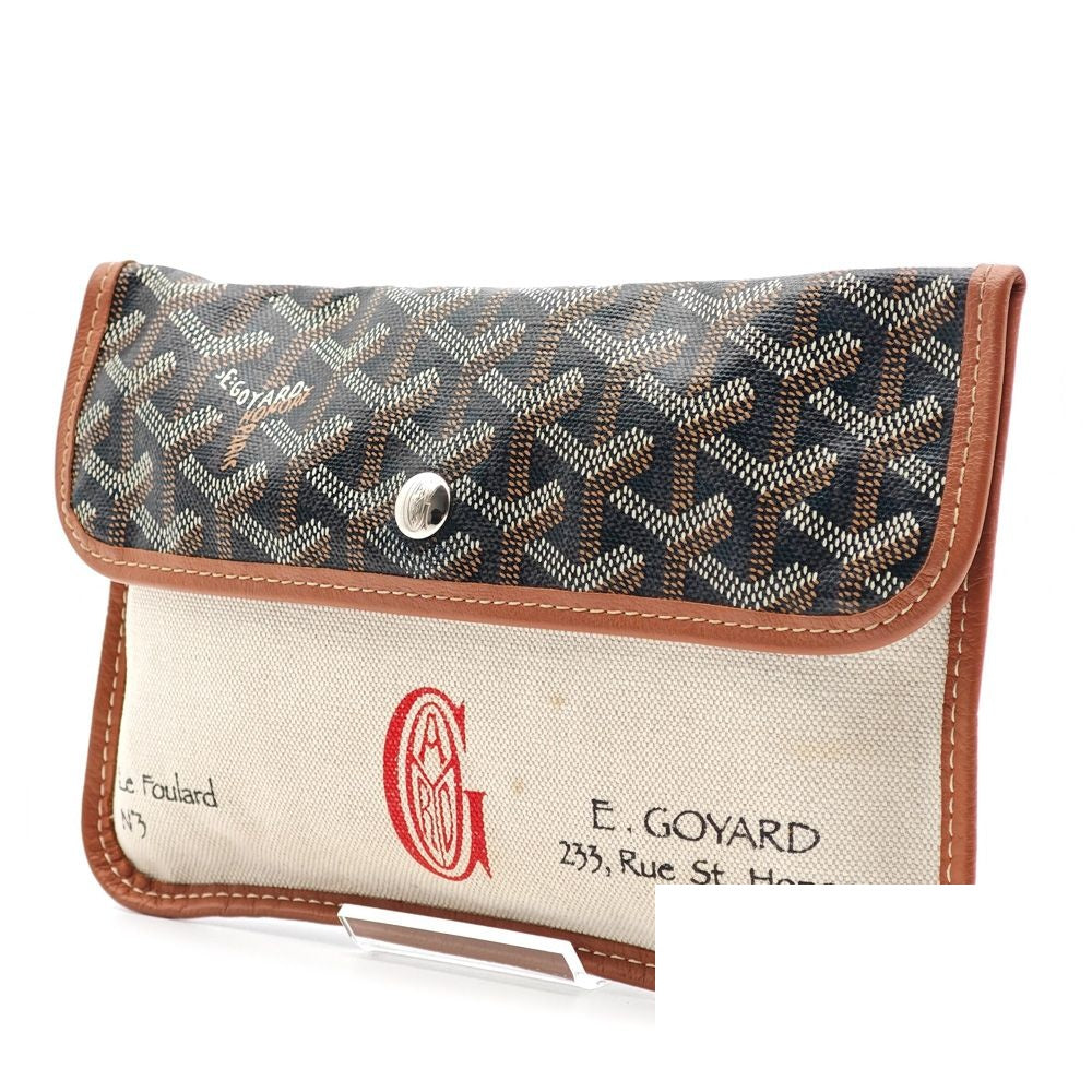 Goyard Canvas Clutch