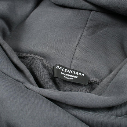 Balenciaga Hoodie Logo Embroidery Cotton — view 6