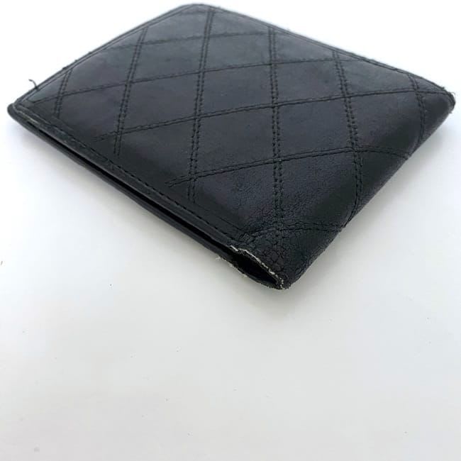 Chanel Bifold Wallet Black Bicolore