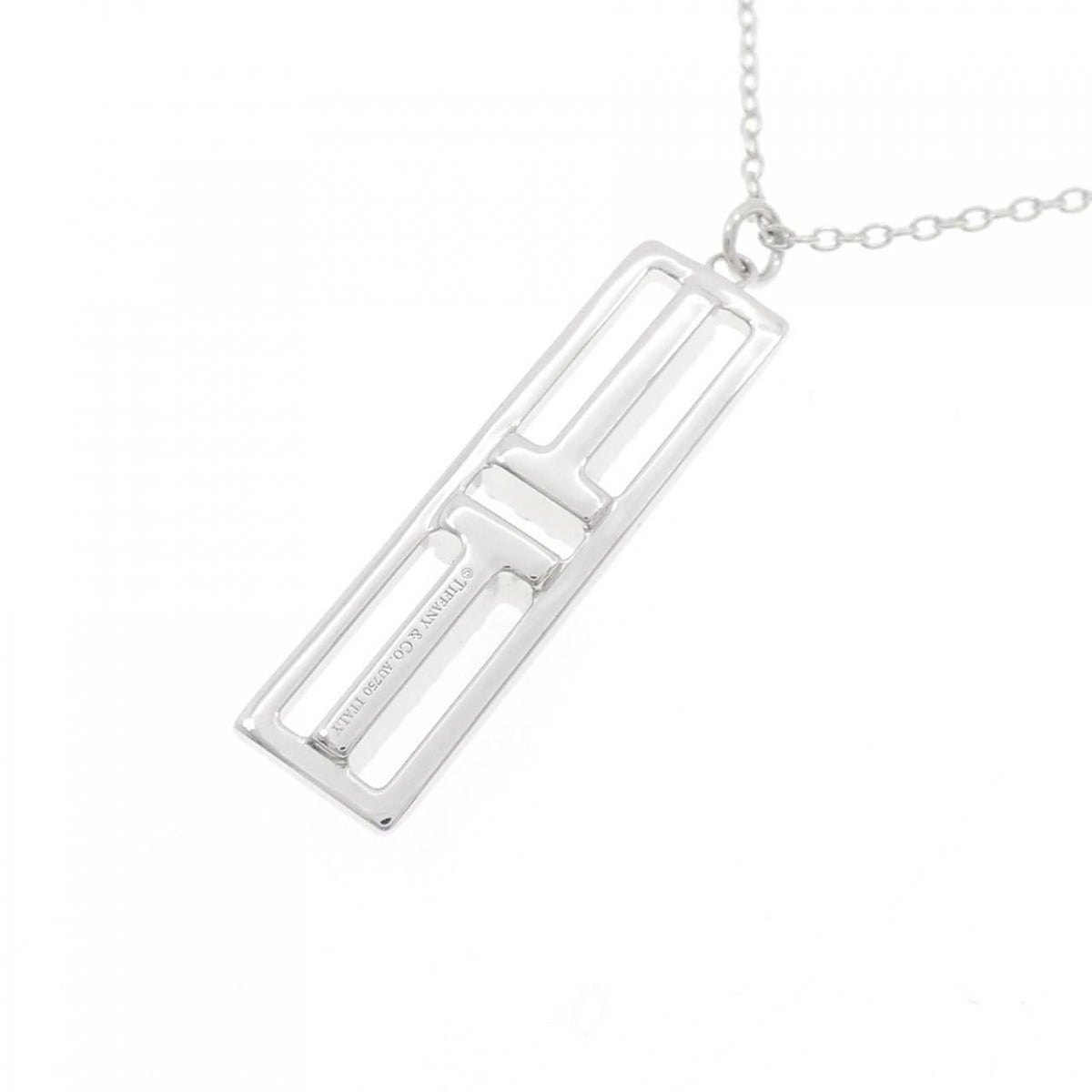Tiffany Two Open Bar Tical Necklace — view 4