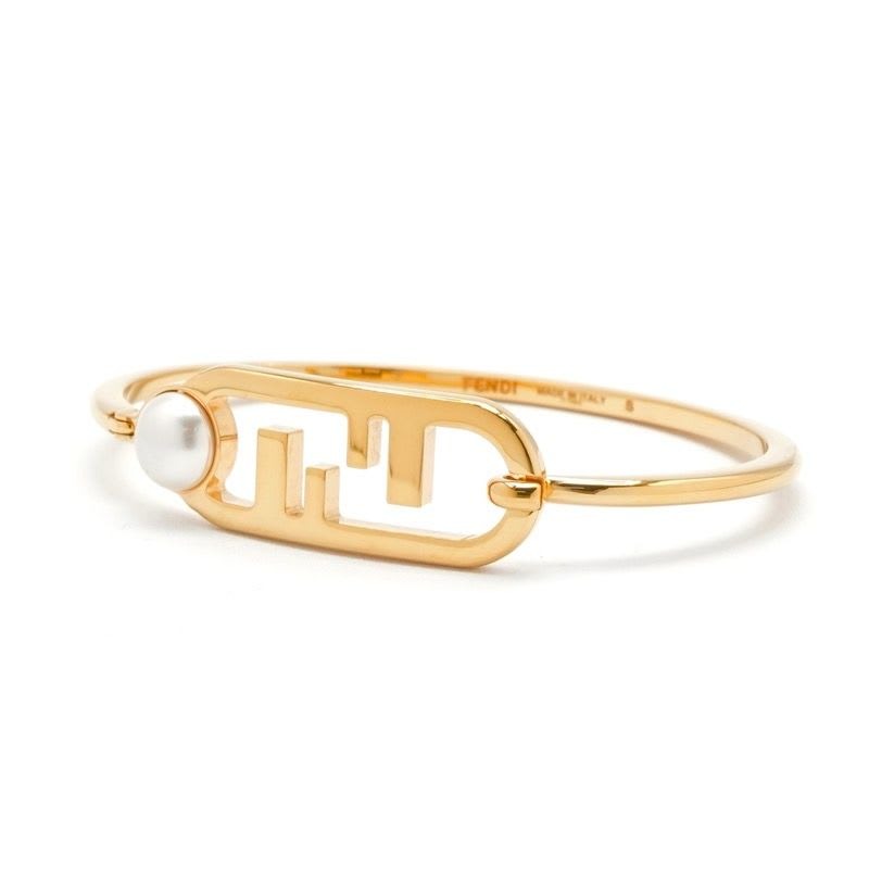 Fendi Orlock Bracelet Bangle Pearl