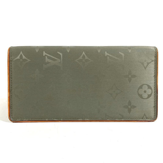 Louis Vuitton Wallet Portefeuille Brother Canvas Leather Gray