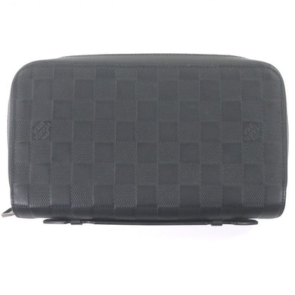 Louis Vuitton Damier Infini Leather Round Zipper Long Wallet