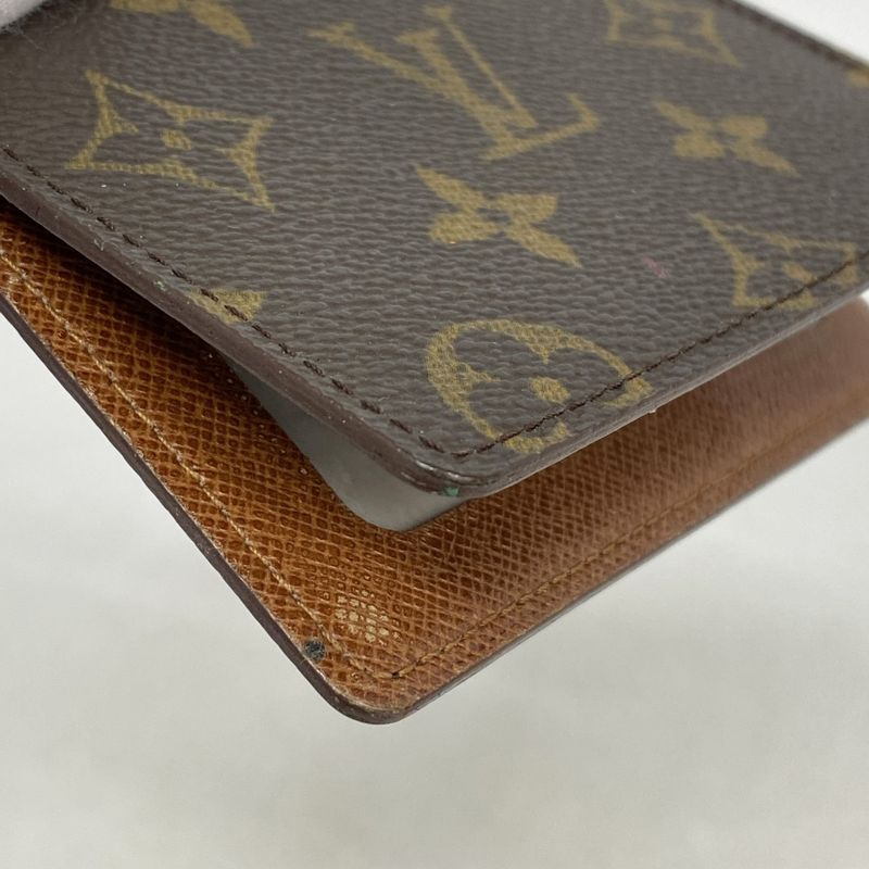 Louis Vuitton Card Case Monogram Porte 2 Carte Vertical M60533 Brown Men Women