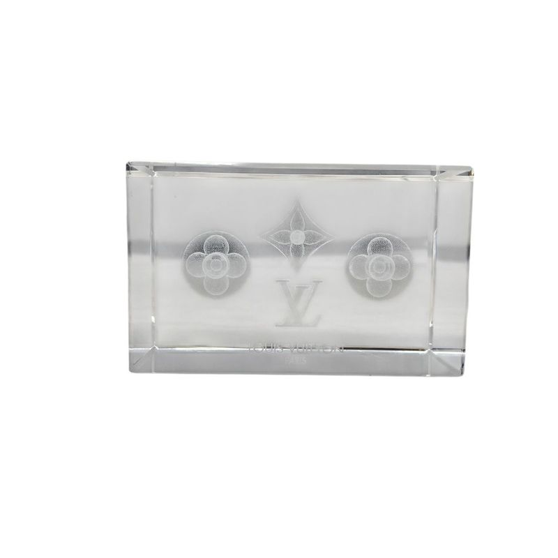 Em0826 Louis Vuitton Crystal Paperweight