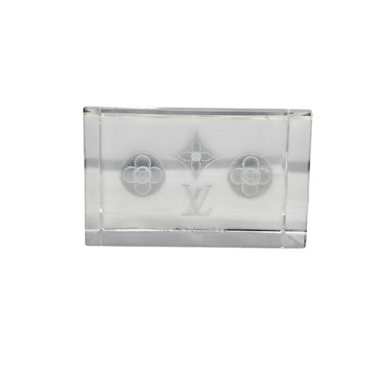 Em0826 Louis Vuitton Crystal Paperweight