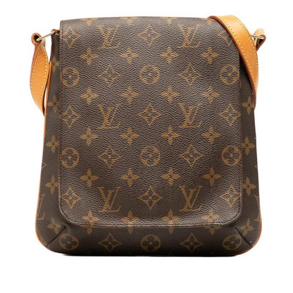 Louis Vuitton Monogram Musette Salsa Short Shoulder Bag Handbag Brown