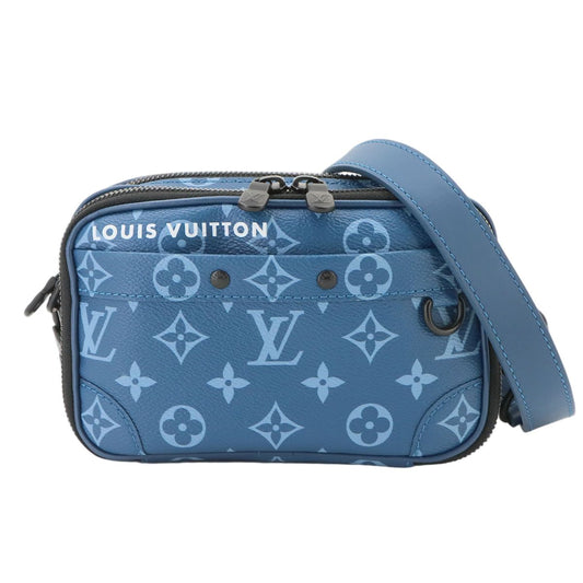 Louis Vuitton Monogram Tone Nano Alpha Wearable Shoulder Bag Leather