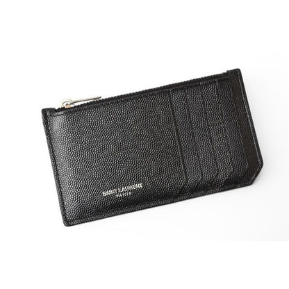 Saint Laurent Paris Coin Case Card YSL Ship Pouch Calf — view 2