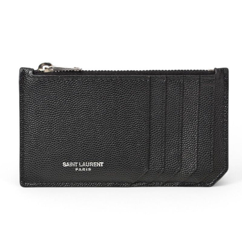 Saint Laurent Paris Coin Case Card YSL Ship Pouch Calf — view 9