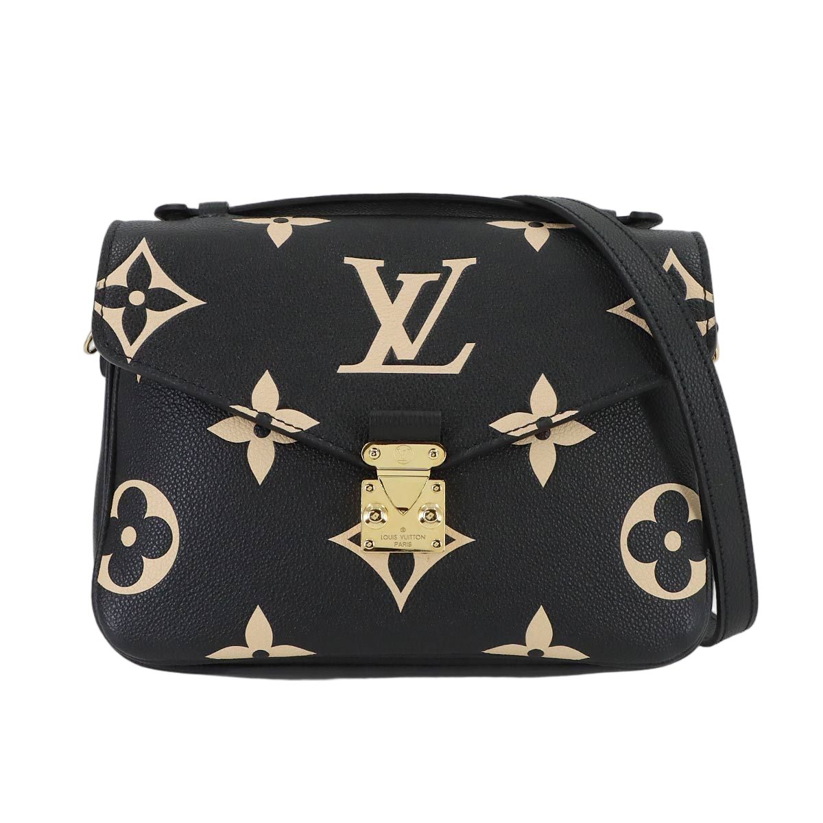 Louis Vuitton Bicolor Monogram Empreinte Pochette Metis MM 2-Way Shoulder Bag
