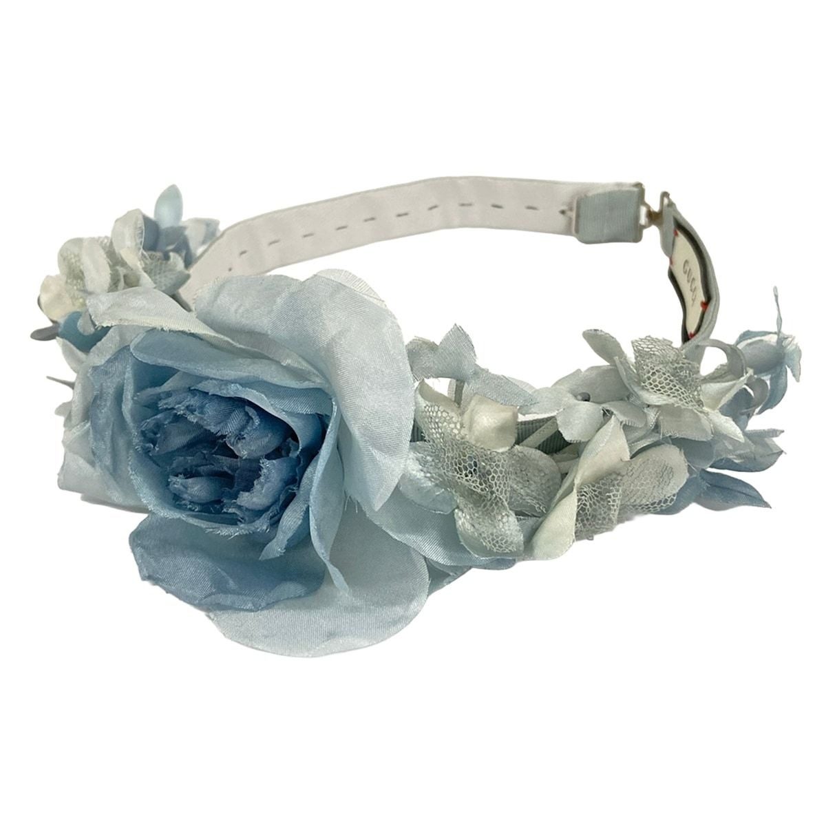 Gucci Headband Light Blue Flower