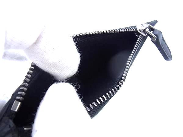 Bvlgari Pvc×leather Fragment Case Coin Case Card Case Men's Black Fc2604