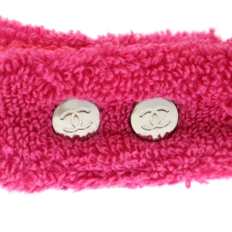 Chanel Pile Sun Visor Pink