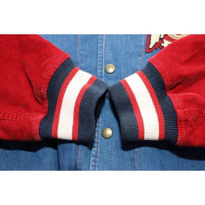 Gucci Bomber Jacket Size 46 Stadium Blouson Denim Corduroy — view 4