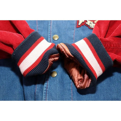 Gucci Bomber Jacket Size 46 Stadium Blouson Denim Corduroy — view 5