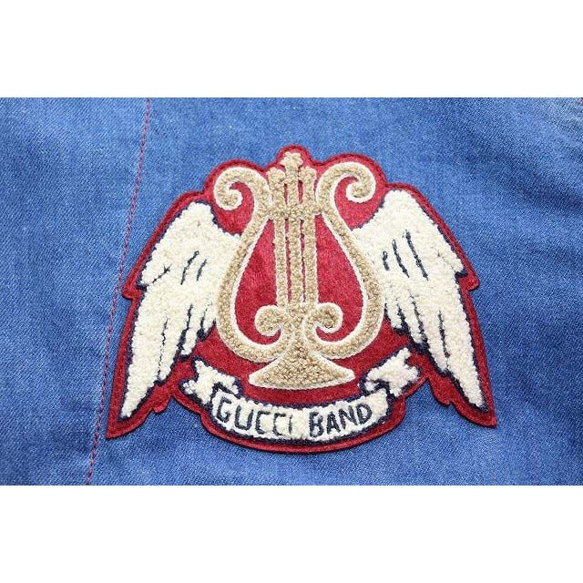 Gucci Bomber Jacket Size 46 Stadium Blouson Denim Corduroy — view 6