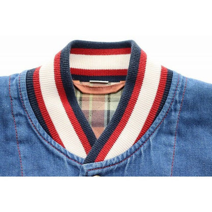 Gucci Bomber Jacket Size 46 Stadium Blouson Denim Corduroy — view 7