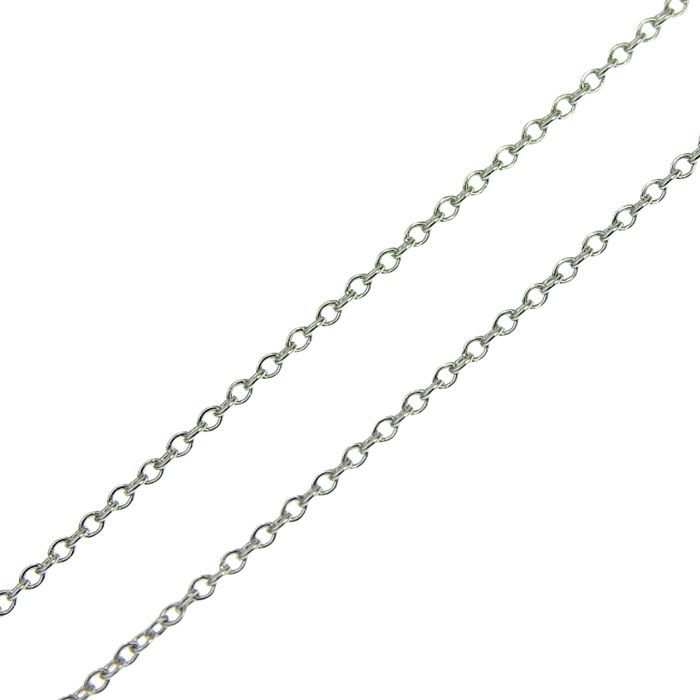 Tiffany & Co Aria Pink Tourmaline Necklace 18K White Gold 750 White Gold Pink