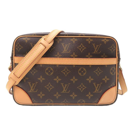 Louis Vuitton Shoulder Bag Leather Brown