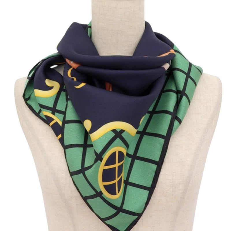 Unused With Box Bvlgari Current Logo World Sea And Gondola 100% Silk Scarf