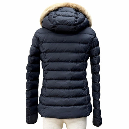 Bvlgari Duvetica Morwen Alpaca Hooded Down Jacket Dark Navy 38 — view 3