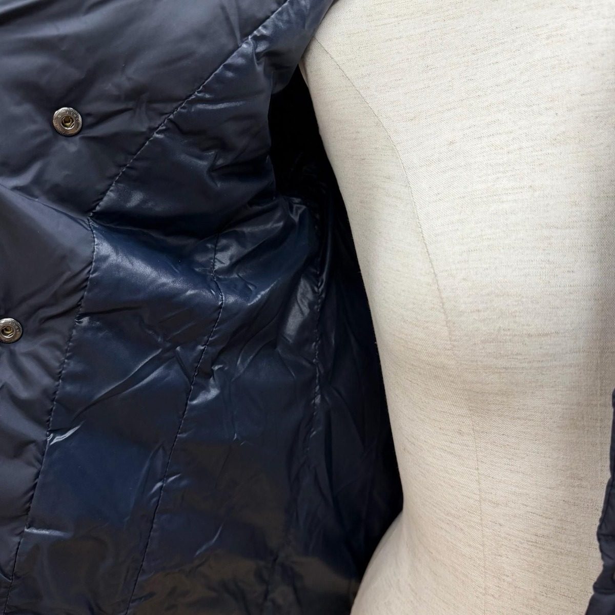 Bvlgari Duvetica Morwen Alpaca Hooded Down Jacket Dark Navy 38 — view 5