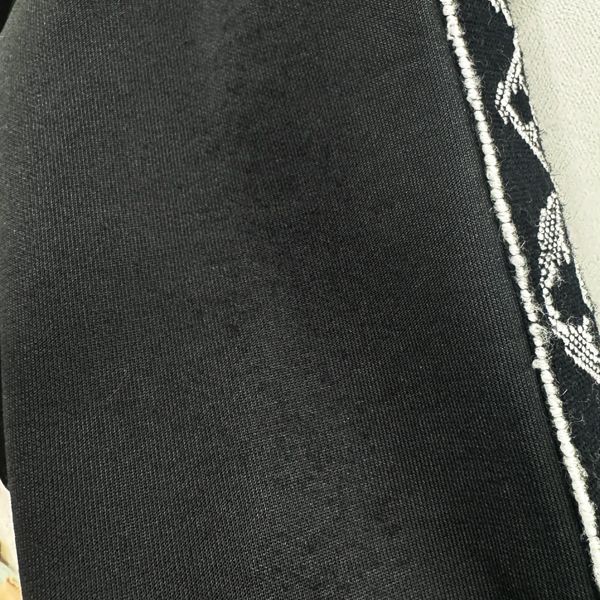 Louis Vuitton Track Tops 1a978d Flower Band #M Jersey Black Louis Vuitton