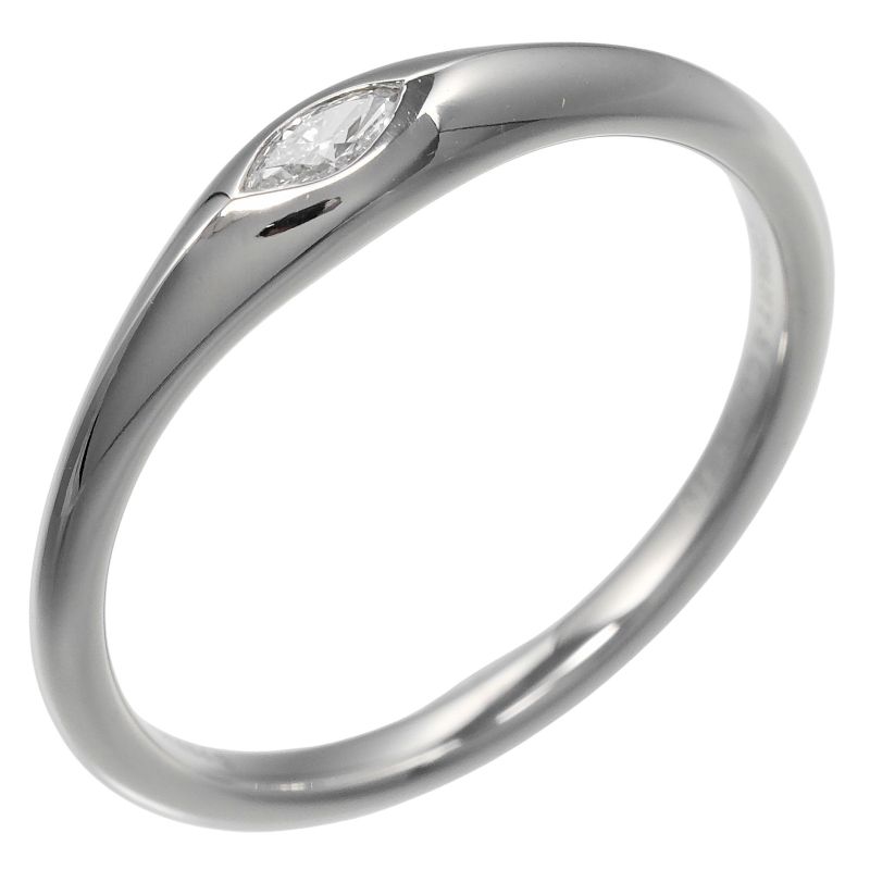 Tiffany & Co Marquise Band Pt950platinum × Diamond #16 Men's 4.18g Ring