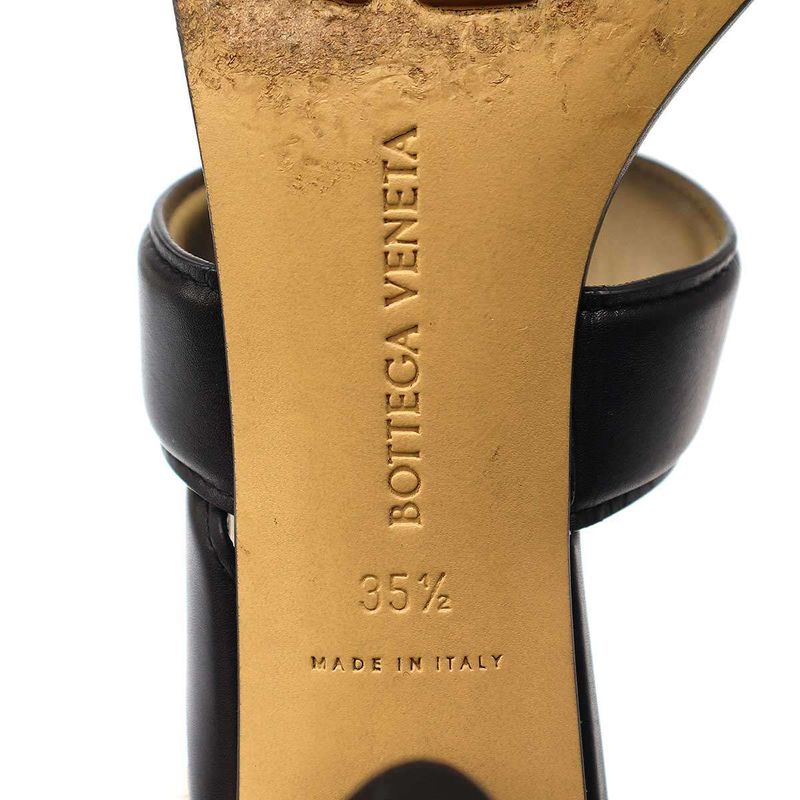 Bottega Veneta the Band the Band Mule Sandals Black 35 1 2