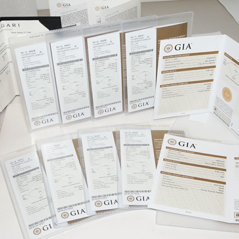 Bulgari Earrings 18K White Gold 10P Diamonds (total Approx 762ct)(090ct(e-vs2-ve