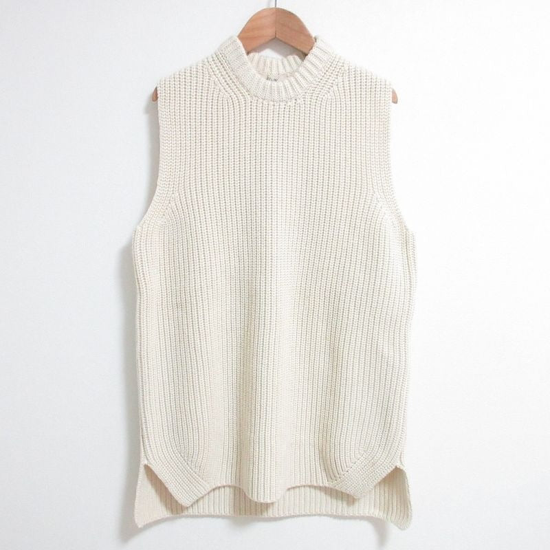 Celine American Sleeve Cashmere Silk Knit Sweater XS Ivory