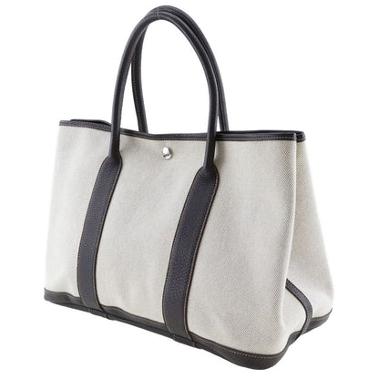 Hermes Garden Party 36 PM Toile Ash Marron Beige/brown □H Ladies Tote Bag