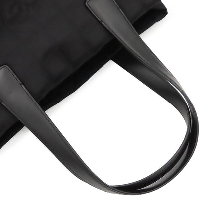 Chanel New Travel Line Black Nylon Leather Tote Bag MM — view 3