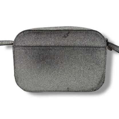 Balenciaga Camera Bag XS Everyday Mini Shoulder Bag Silver Lame Glitter Logo