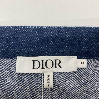 DIOR Indigo Denim Mini Skirt 4sbm12sktb 13