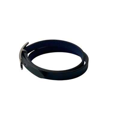 Hermes Double Tour Bracelet Navy — view 4