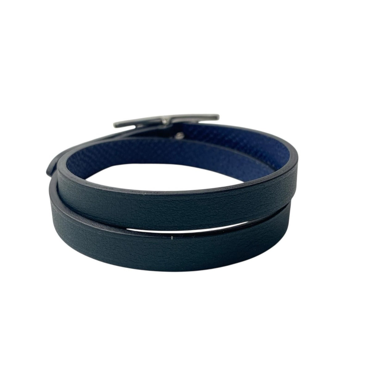 Hermes Double Tour Bracelet Navy — view 5