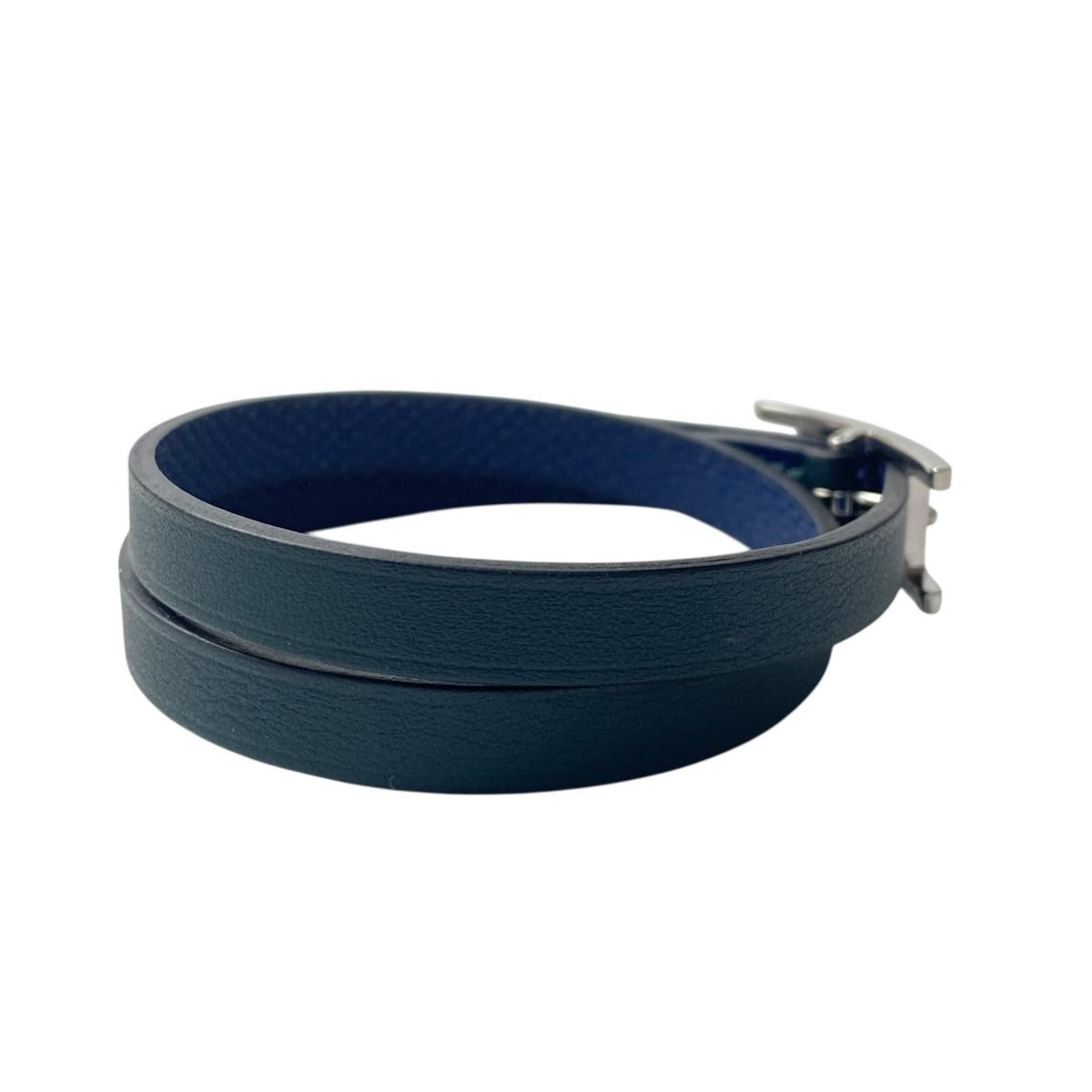 Hermes Double Tour Bracelet Navy — view 6