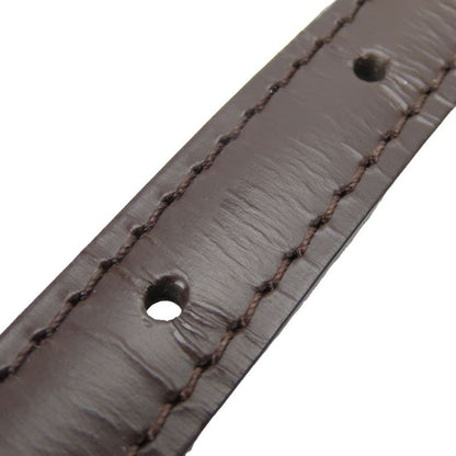 Louis Vuitton Shoulder Strap Leather Brown Gold Hardware For Damier Accessories