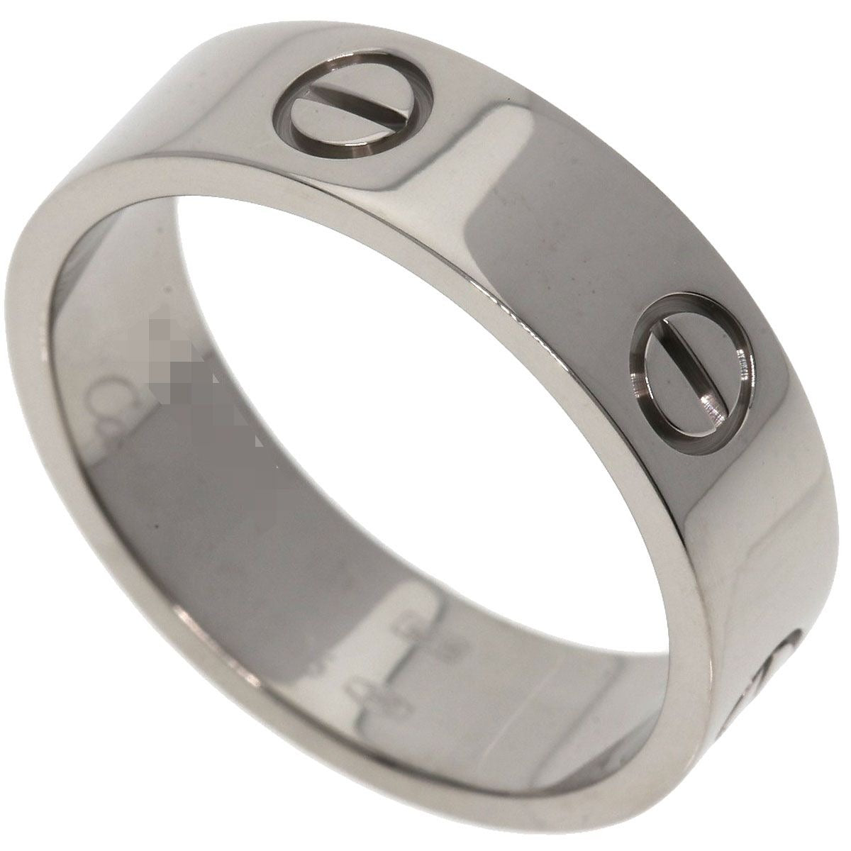 Cartier Love Ring 60 18K White Gold