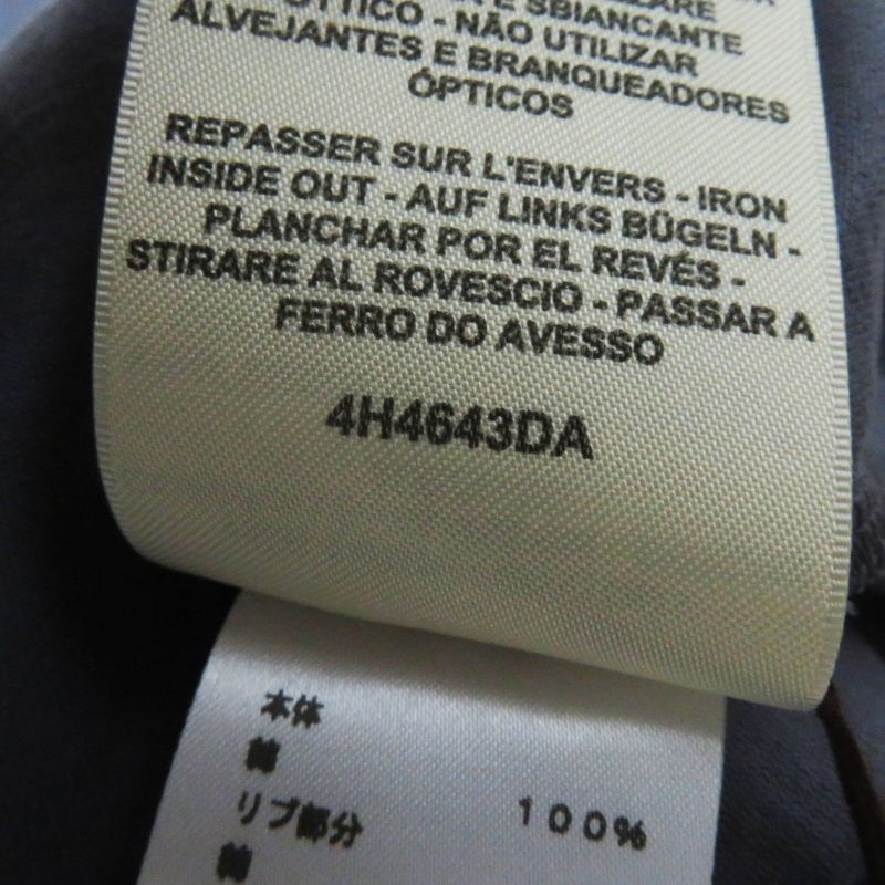 Hermes 24AW 4h4643da Cartouche Mole Gris Nuage Short-sleeved T-shirt 36 Made