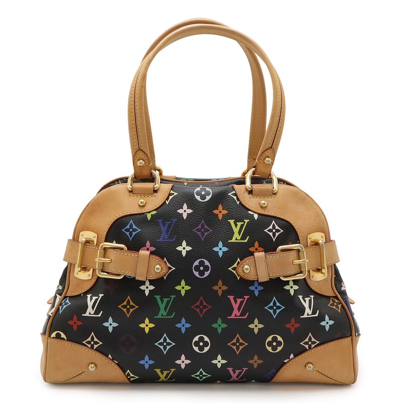 Louis Vuitton Monogram Multicolor Claudia Handbag Shoulder Bag Noir Black M40194