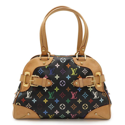 Louis Vuitton Monogram Multicolor Claudia Handbag Shoulder Bag Noir Black M40194