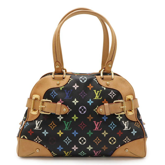 Louis Vuitton Monogram Multicolor Claudia Handbag Shoulder Bag Noir Black M40194